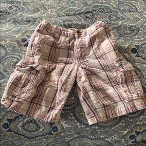 Striped cargo shorts